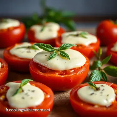 Tomate Mozza Facile : La Caprese &agrave; la Fran&ccedil;aise! Fiche recette