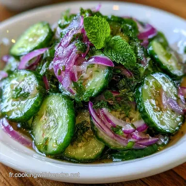 Salade De Concombre Express en 15 Minutes