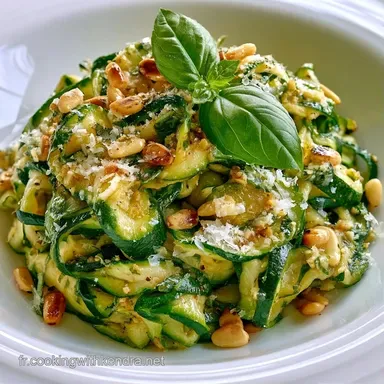 Salade de Courgettes Crues en 15 Minutes Fiche recette