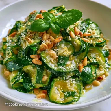 Salade de Courgettes Crues en 15 Minutes
