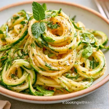 Salade De Courgettes Froides en 15 Minutes Fiche recette
