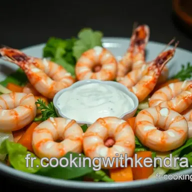 Salade de Crevettes au Tzatziki : Un Avant-Go&ucirc;t de l'&Eacute;t&eacute; !