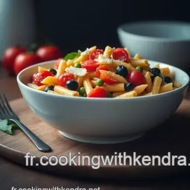 Salade de P&acirc;tes au Pesto : &Eacute;veillez vos Papilles M&eacute;diterran&eacute;ennes! Fiche recette