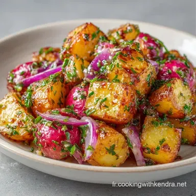 Salade De Pommes De Terre L&eacute;g&egrave;re pour 4 Fiche recette