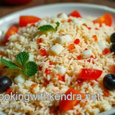 Recette de Salade de Riz Color&eacute;e: Un Plat Frais et Facile &agrave; Partager