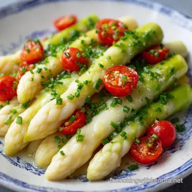 Salade Froide Asperges Blanches pour 4 Fiche recette