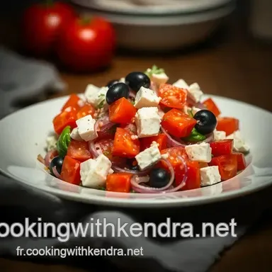 Salade Grecque: Une Recette Facile et D&eacute;licieuse Pour Votre Table Fiche recette