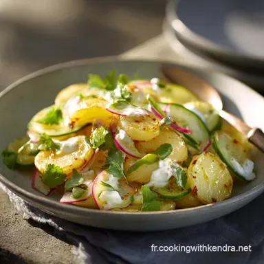 Salade de pommes de terre concombre et yaourt citr Fra&icirc;che et l&eacute;g&egrave;re Fiche recette
