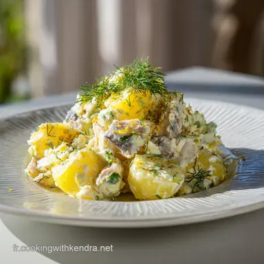 Salade Pomme Terre Hareng: Cuisson 20 Min pour 4