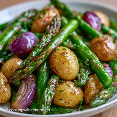 Salade Pommes de Terre Asperges en 35 min