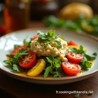 La Ni&ccedil;oise D&eacute;structur&eacute;e Salade de Thon aux L&eacute;gumes Frais Fiche recette