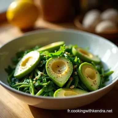 Salade Verte de Lentilles Pinards Facile Go&ucirc;t Bistro Fiche recette