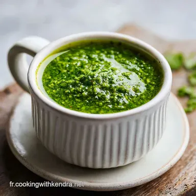 Sauce Au Pistou Proven&ccedil;ale en 15 Minutes Fiche recette