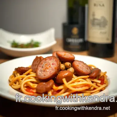 Recette de Saucisson &agrave; Cuire Cuisson: D&eacute;licieux au Vin Rouge Fiche recette