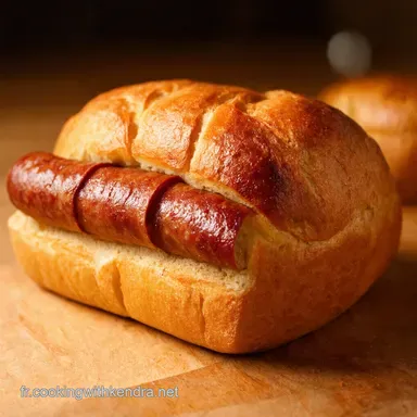Saucisson en Brioche Lyonnais La Recette Facile de M&egrave;reGrand Fiche recette