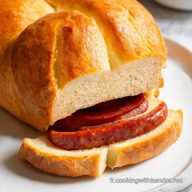 Saucisson en Brioche Lyonnais La Recette Facile de M&egrave;reGrand