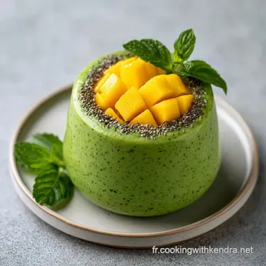Smoothie Bowl Vert &Eacute;quilibr&eacute; en 10 Minutes Fiche recette