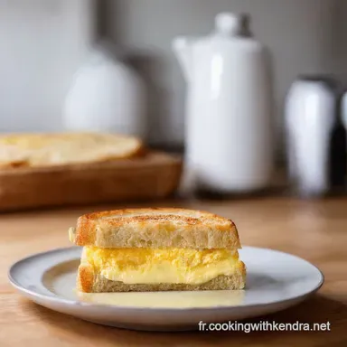 CroqueMonsieur M&eacute;diterran&eacute;en Fondant la Mozza si facile Fiche recette