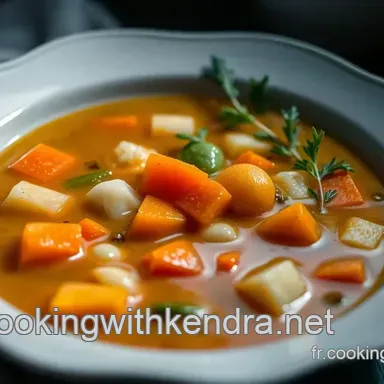 Soupe de L&eacute;gumes Riche et R&eacute;confortante : Le Secret d'un Plat Facile