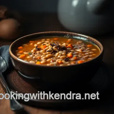 Soupe de Lentilles Corail aux &Eacute;pices Douces : Un R&eacute;confort d'Hiver Fiche recette