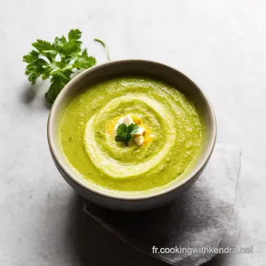 Soupe Froide Courgette Feta Mon Secret Fra&icirc;cheur
