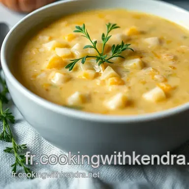 Soupe onctueuse de potiron au Thermomix : recette facile et r&eacute;confortante Fiche recette