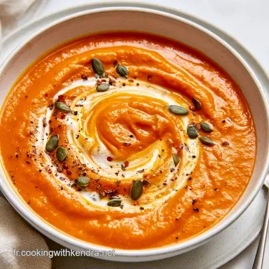 Soupe Patate Douce Potimarron pour 4 Fiche recette