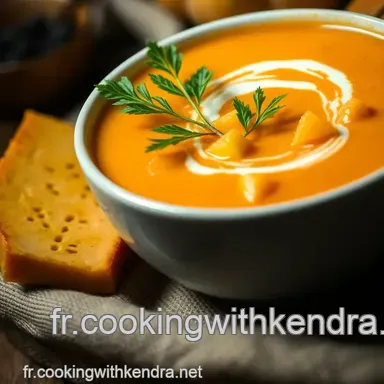 Soupe Potimarron et Ch&acirc;taignes : Recette Facile et R&eacute;confortante pour l'Automne Fiche recette