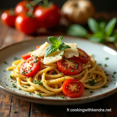 Spaghettis Tomates Courgettes Parmesan Ma Recette Facile Fiche recette