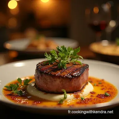 Le Meilleur Steak de ChouFleur Sauce Cr&egrave;me Poivre Maison Fiche recette