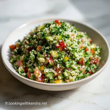 Taboul&eacute; Maison : Recette Libanaise en 2h 25min