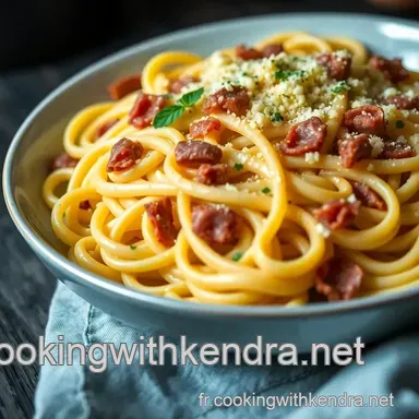 Tagliatelles Carbonara: La Simplicit&eacute; Italienne &agrave; Son Meilleur Fiche recette