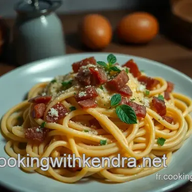 Tagliatelles Carbonara: La Simplicit&eacute; Italienne &agrave; Son Meilleur