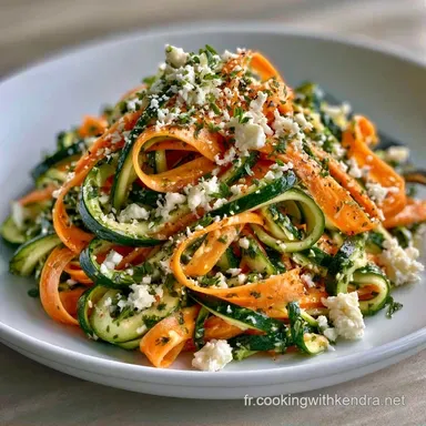 Tagliatelles De Courgettes Salade: 15 Min Fiche recette