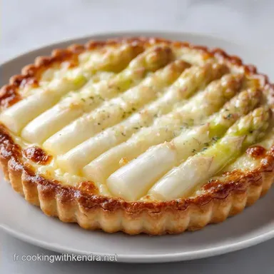 Tarte Asperges Ch&egrave;vre en 50 Minutes
