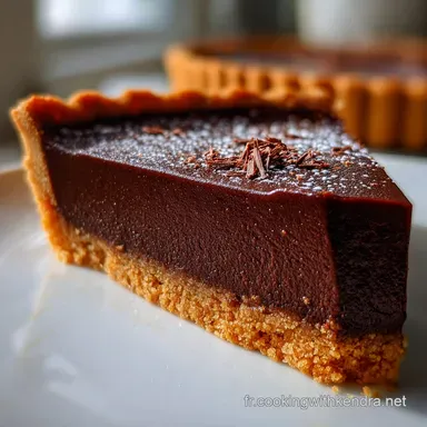 Tarte Au Chocolat Recette Onctueuse Pour 8 Portions Fiche recette