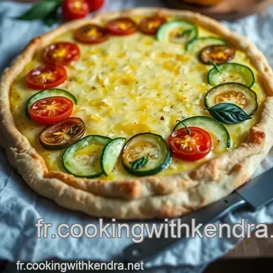 Recette de Tarte aux Courgettes Tomates : Mon Plat Estival Pr&eacute;f&eacute;r&eacute; Fiche recette
