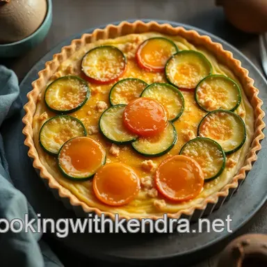La Tarte Aux Courgettes Savoureuse: La Meilleure Recette d'&Eacute;t&eacute; Fiche recette