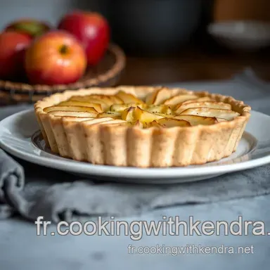 Tarte aux Pommes Normande Facile: Le Go&ucirc;t de la Normandie! Fiche recette