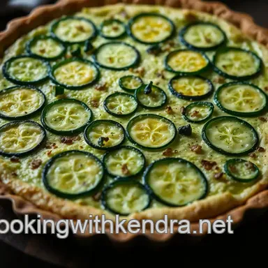 Tarte Courgette Proven&ccedil;ale: Savourez cette Quiche Verte Facile Fiche recette