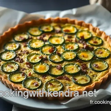 Tarte Courgette Proven&ccedil;ale: Savourez cette Quiche Verte Facile