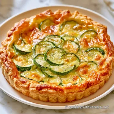Tarte Courgettes Ch&egrave;vre pour 6 personnes