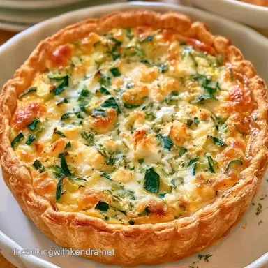 Tarte Courgettes Ch&egrave;vre en 50 Minutes Fiche recette