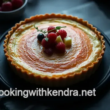 Tarte &Eacute;pinard Ch&egrave;vre Facile: Le Go&ucirc;t de la France &agrave; la Maison ! Fiche recette