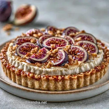 Tarte Figues Ch&egrave;vre au Miel Fiche recette