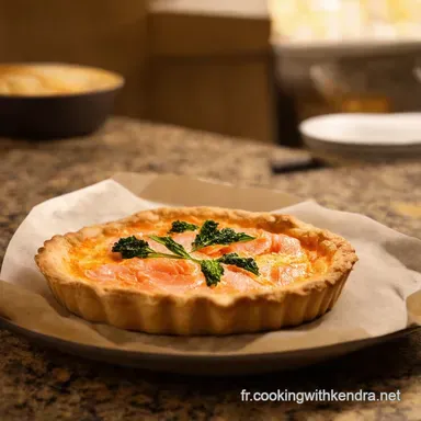 Tarte au Saumon &Eacute;pinard Facile Le Go&ucirc;t du Bistrot Chez Vous Fiche recette