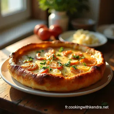 Ma Tarte Alsacienne aux Oignons et Fromage Blanc Facile Fiche recette