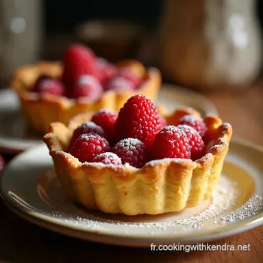 Tartelettes aux Framboises Sans P&acirc;te Croustillantes et Express Fiche recette
