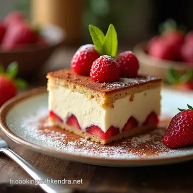 Tiramisu aux Fraises Express Ma Recette Dolce Vita en 15 Min Fiche recette