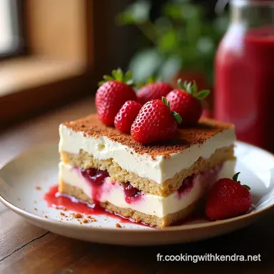 Tiramisu aux Fraises Recette Simple Mon Secret Fruit&eacute; Fiche recette